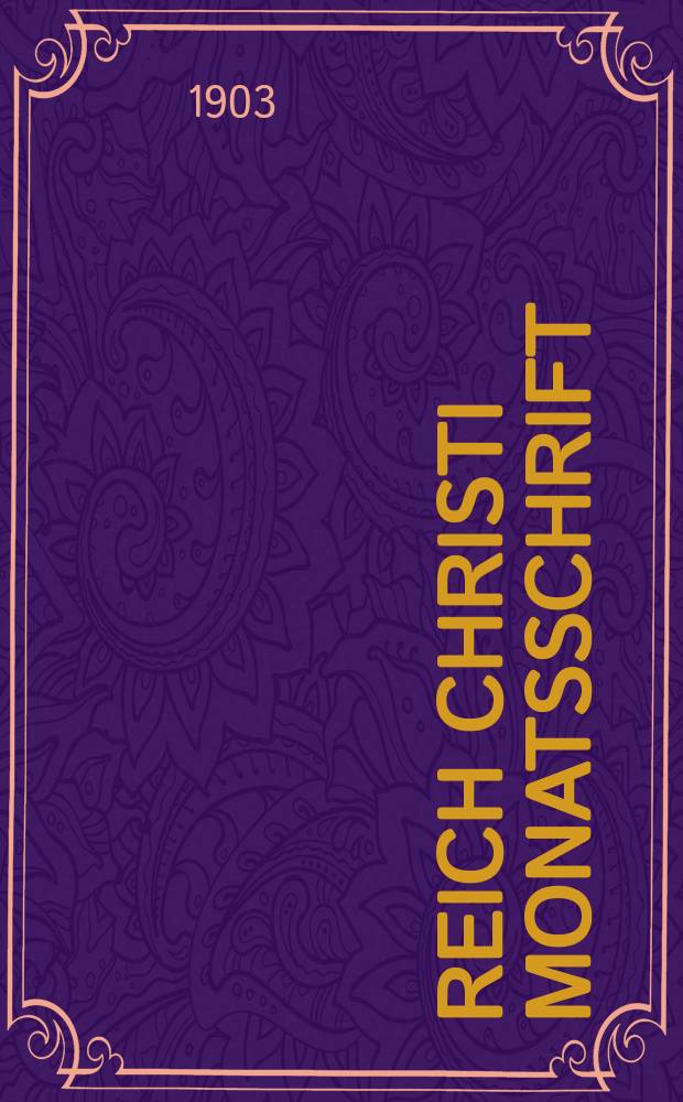 Reich Christi Monatsschrift