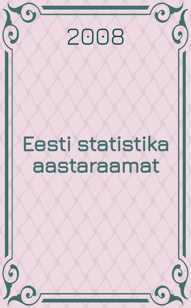 Eesti statistika aastaraamat