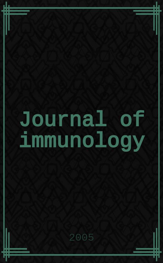 Journal of immunology : Publ. monthly by the American association of immunologists. Vol.174, № 5