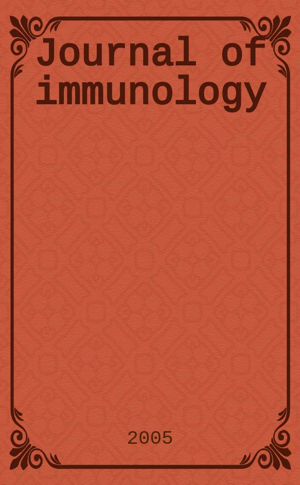Journal of immunology : Publ. monthly by the American association of immunologists. Vol.174, № 7