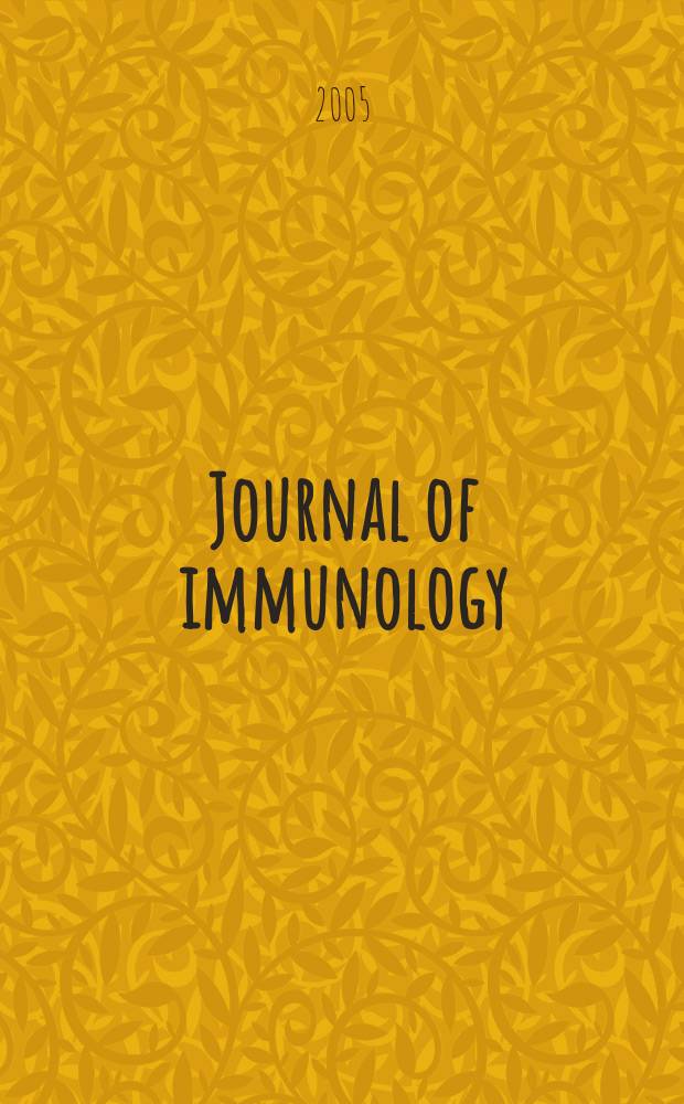 Journal of immunology : Publ. monthly by the American association of immunologists. Vol.175, № 1