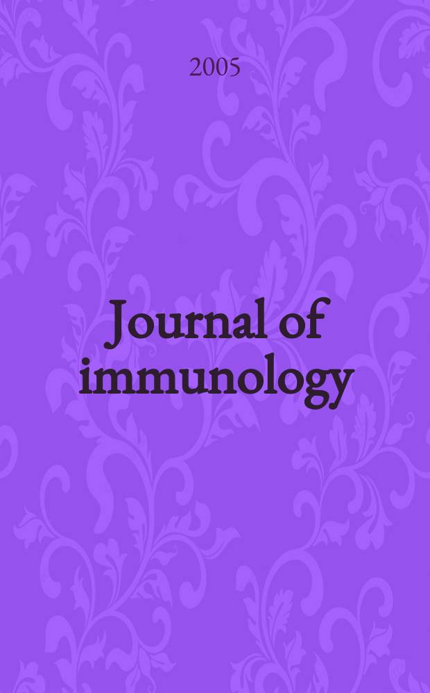 Journal of immunology : Publ. monthly by the American association of immunologists. Vol.175, № 3