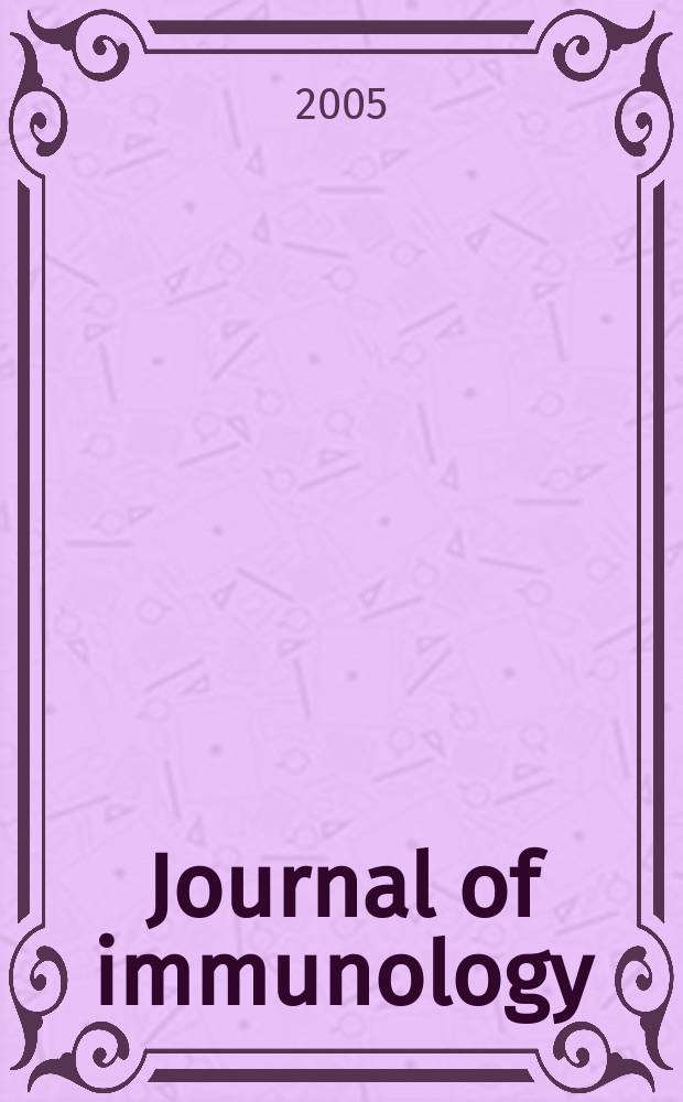 Journal of immunology : Publ. monthly by the American association of immunologists. Vol.175, № 8