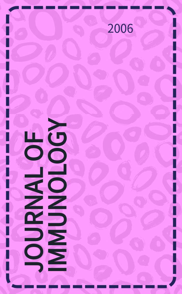 Journal of immunology : Publ. monthly by the American association of immunologists. Vol.177, № 4