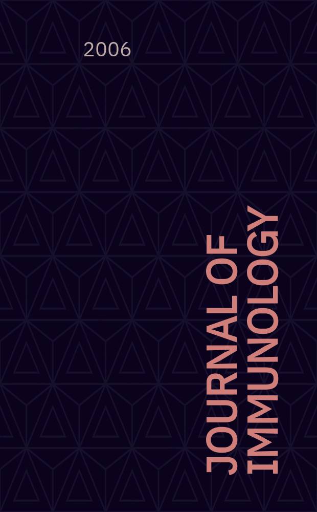 Journal of immunology : Publ. monthly by the American association of immunologists. Vol.177, № 8