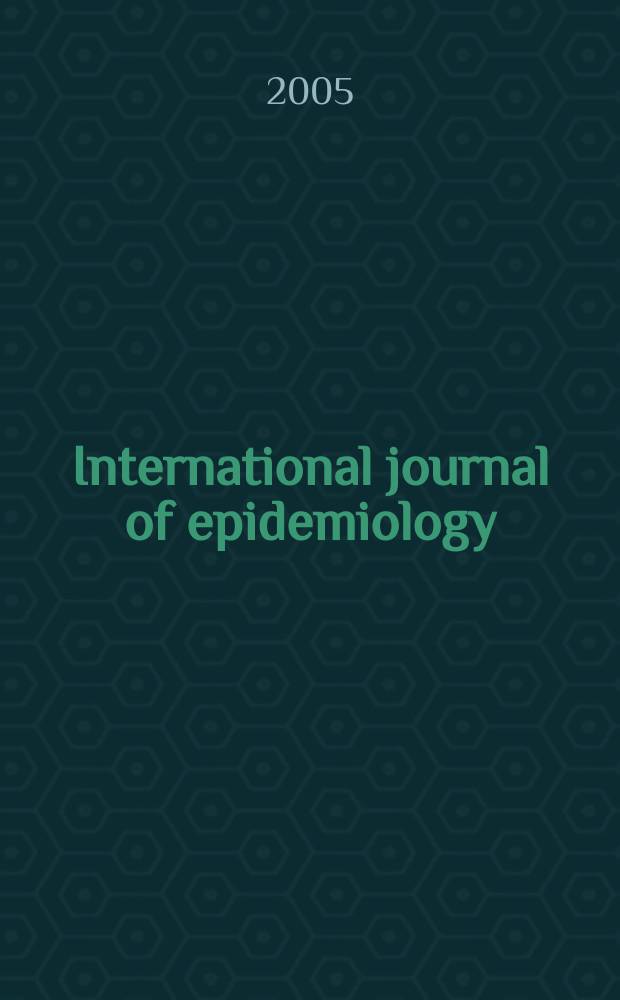 International journal of epidemiology : Offic. journal of the Intern. epidemiol. assoc. Vol. 34, № 5