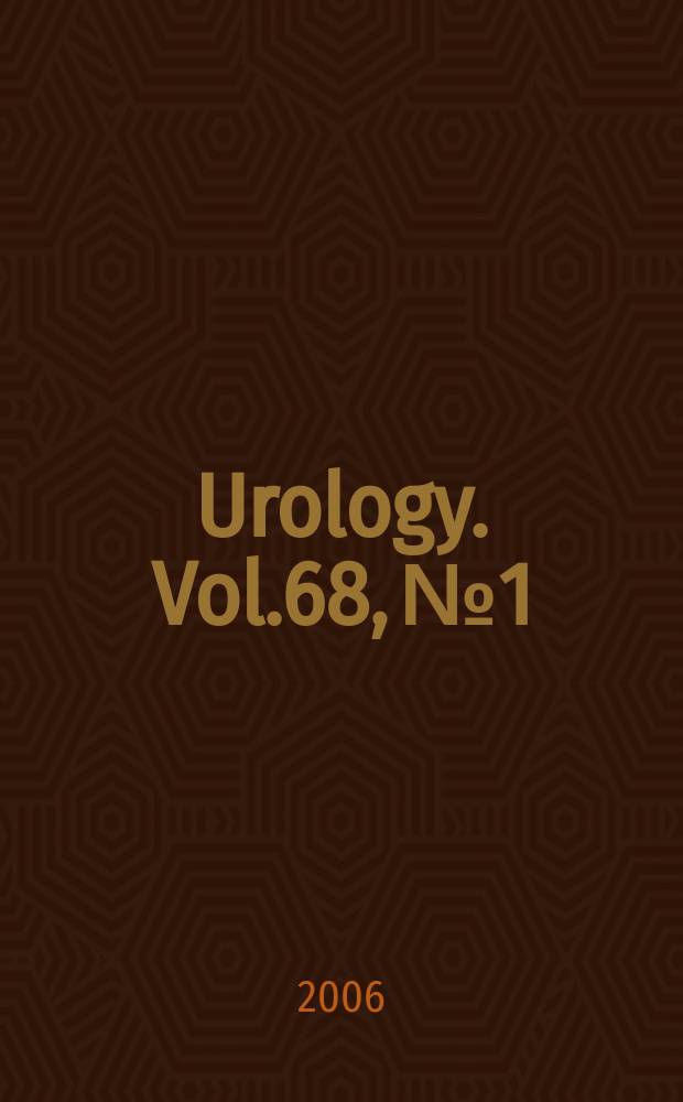 Urology. Vol.68, № 1