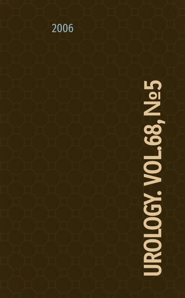 Urology. Vol.68, № 5