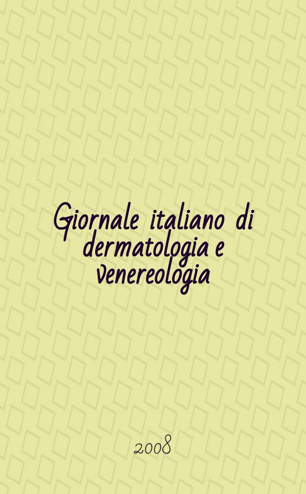 Giornale italiano di dermatologia e venereologia : Organo uffic. Soc. Ital. di dermatologia e sifilografia. Vol.143, № 1