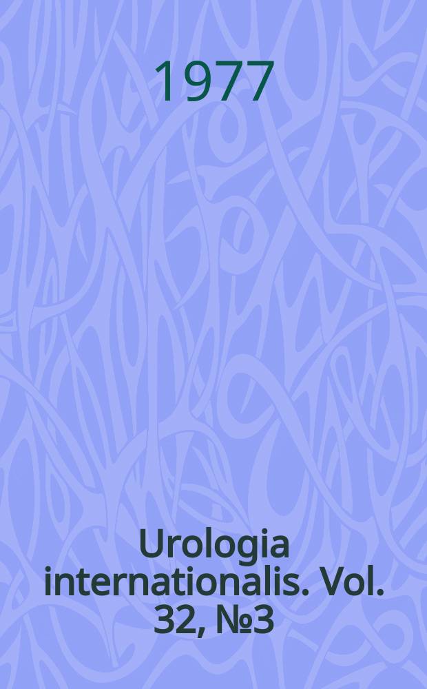 Urologia internationalis. Vol. 32, № 3