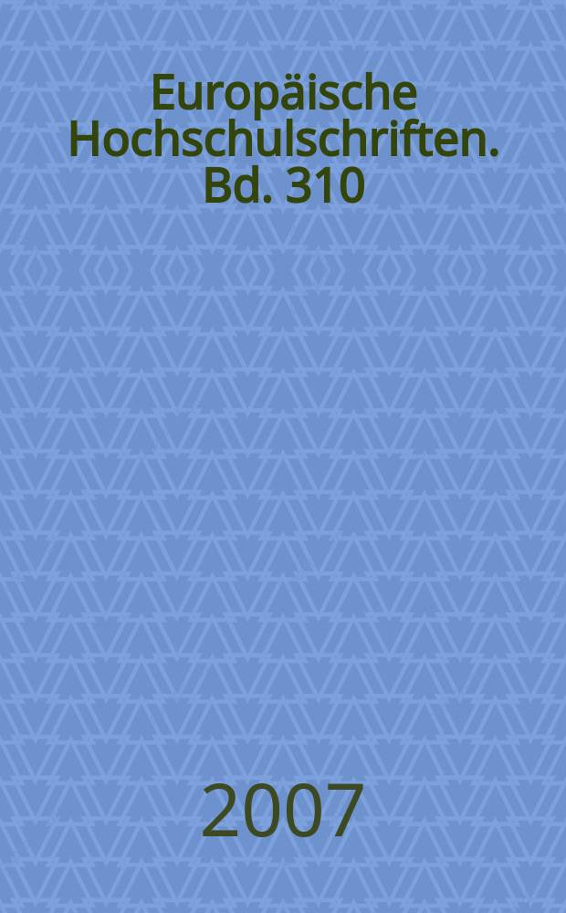 Europäische Hochschulschriften. Bd. 310 : Der Wellness-Effekt = Оздоровительный эффект