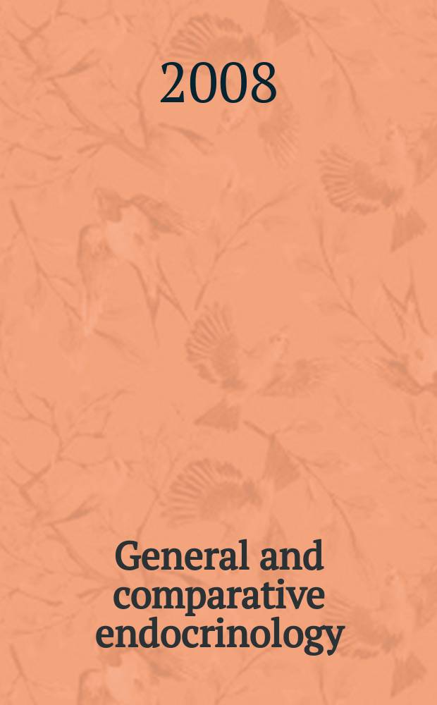 General and comparative endocrinology : An international journal. Vol. 159, № 1