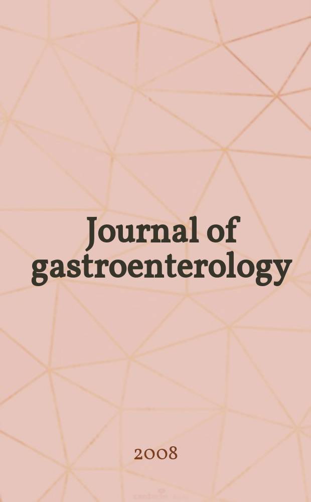 Journal of gastroenterology : Off. publ. of the Jap. soc. of gastroenterology. Vol. 43, № 9