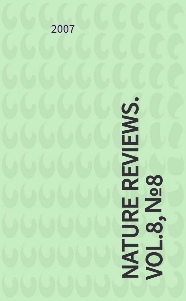 Nature reviews. Vol.8, № 8