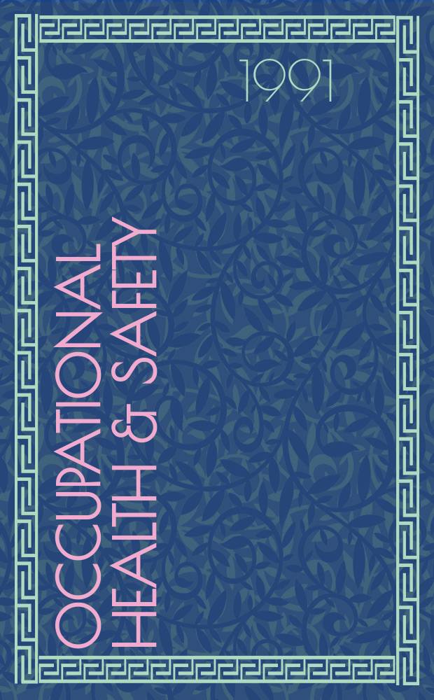 Occupational health & safety : The international journal of occupational health & safety formerly Industrial medicine & surgery. Vol.60, № 6