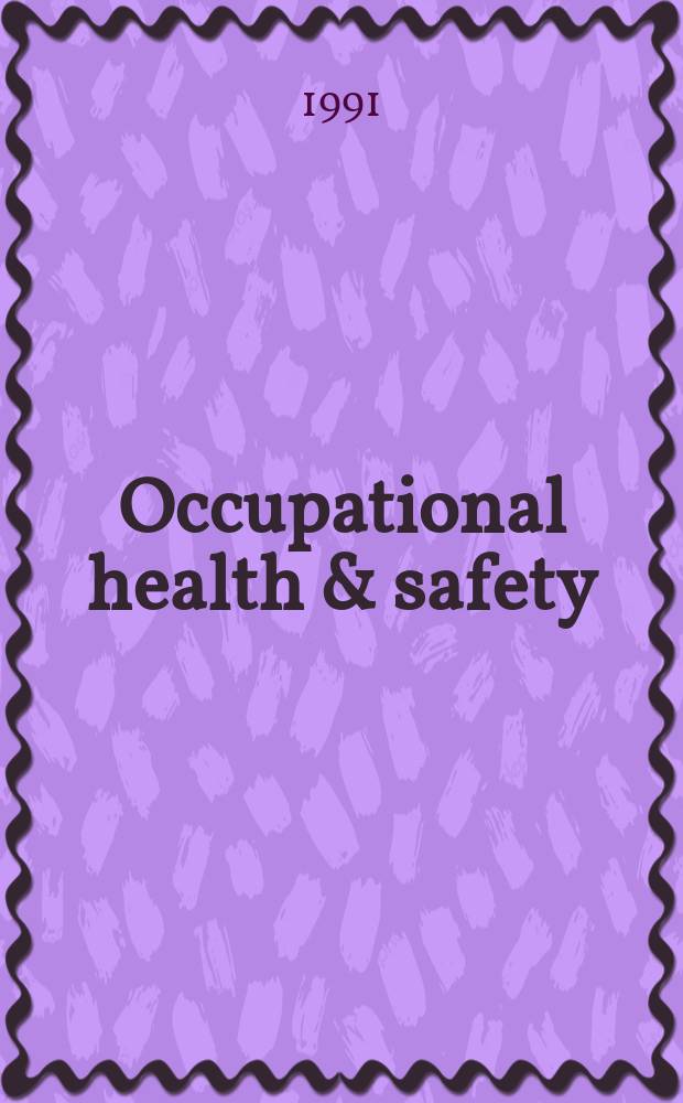 Occupational health & safety : The international journal of occupational health & safety formerly Industrial medicine & surgery. Vol.60, № 10
