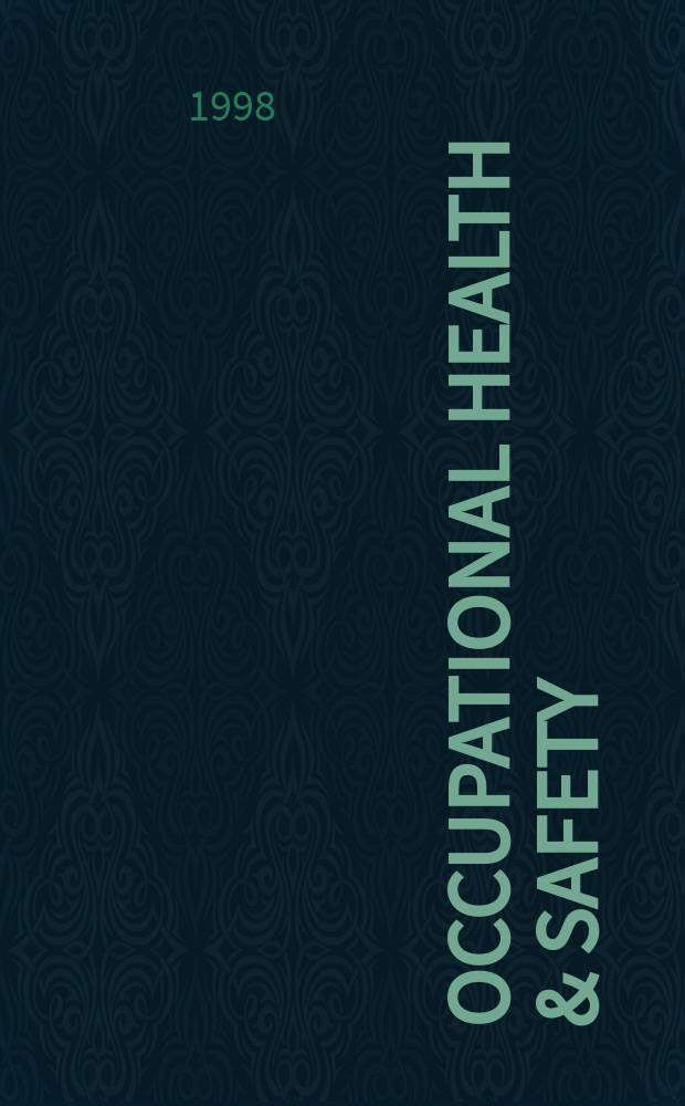 Occupational health & safety : The international journal of occupational health & safety formerly Industrial medicine & surgery. Vol.67, № 4