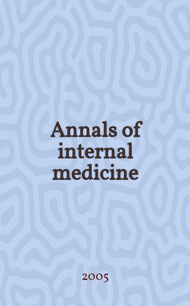 Annals of internal medicine : Publ. by the Amer. college of physicians. Vol. 142, № 12, pt 2 : Challenges of summarizing better information for better health