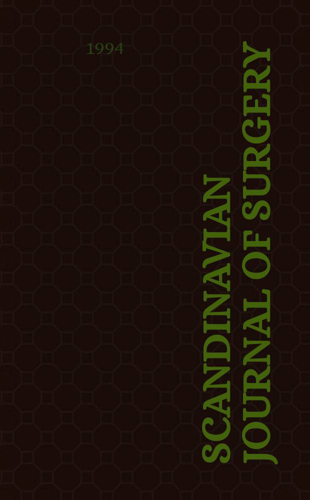 Scandinavian journal of surgery : SJS Offic. organ for the Finn. surgical soc. a. the Scand. surgical soc. Vol. 83, № 2