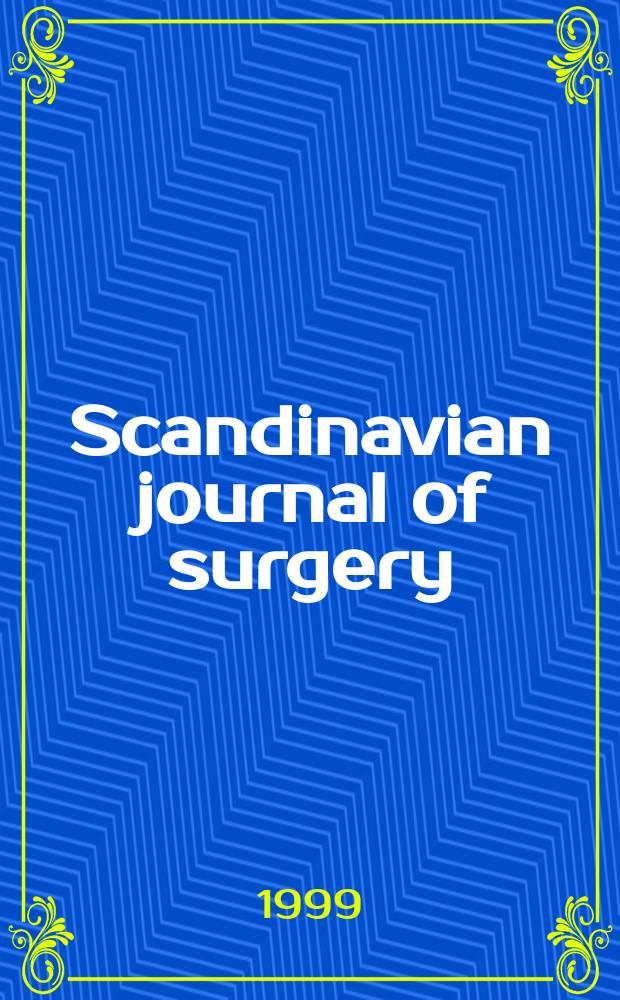 Scandinavian journal of surgery : SJS Offic. organ for the Finn. surgical soc. a. the Scand. surgical soc. Vol. 88, № 3