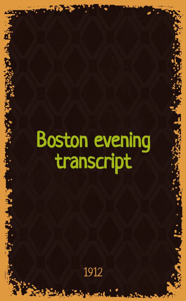 Boston evening transcript