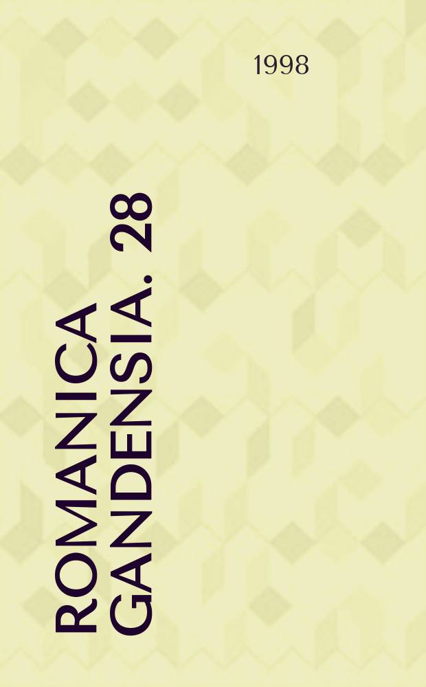 Romanica Gandensia. 28 : Mabrien = "Мабриан",рыцарский роман в прозе 15 века