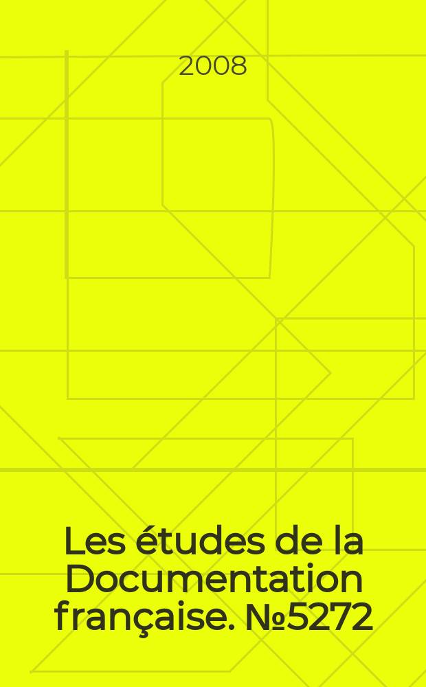 Les études de la Documentation française. № 5272/73 : La presse française = Французская пресса