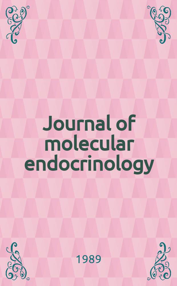 Journal of molecular endocrinology : A journal of the Society for endocrinology. Vol. 2, № 2