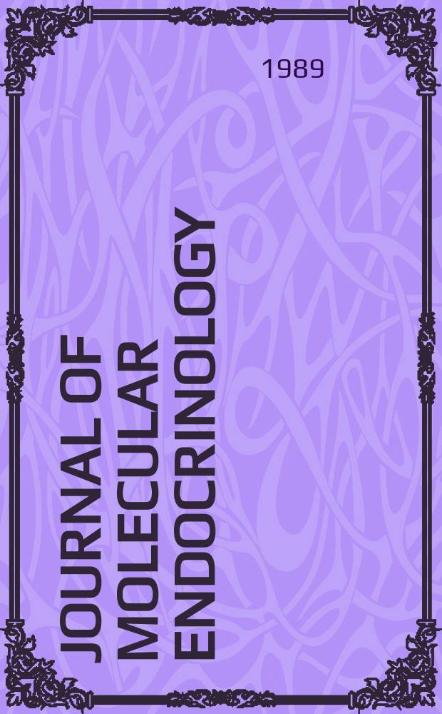 Journal of molecular endocrinology : A journal of the Society for endocrinology. Vol. 3, № 1