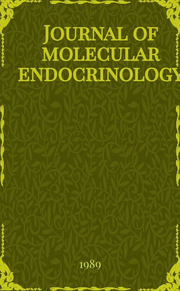 Journal of molecular endocrinology : A journal of the Society for endocrinology. Vol. 3, № 2
