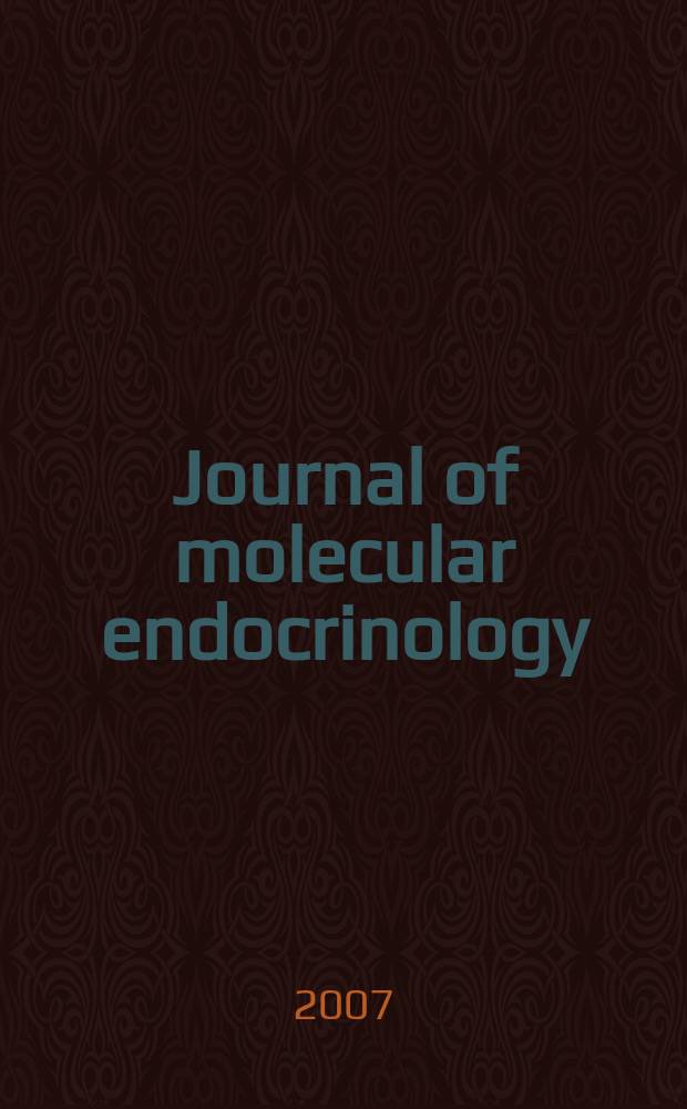 Journal of molecular endocrinology : A journal of the Society for endocrinology. Vol. 38, № 5/6
