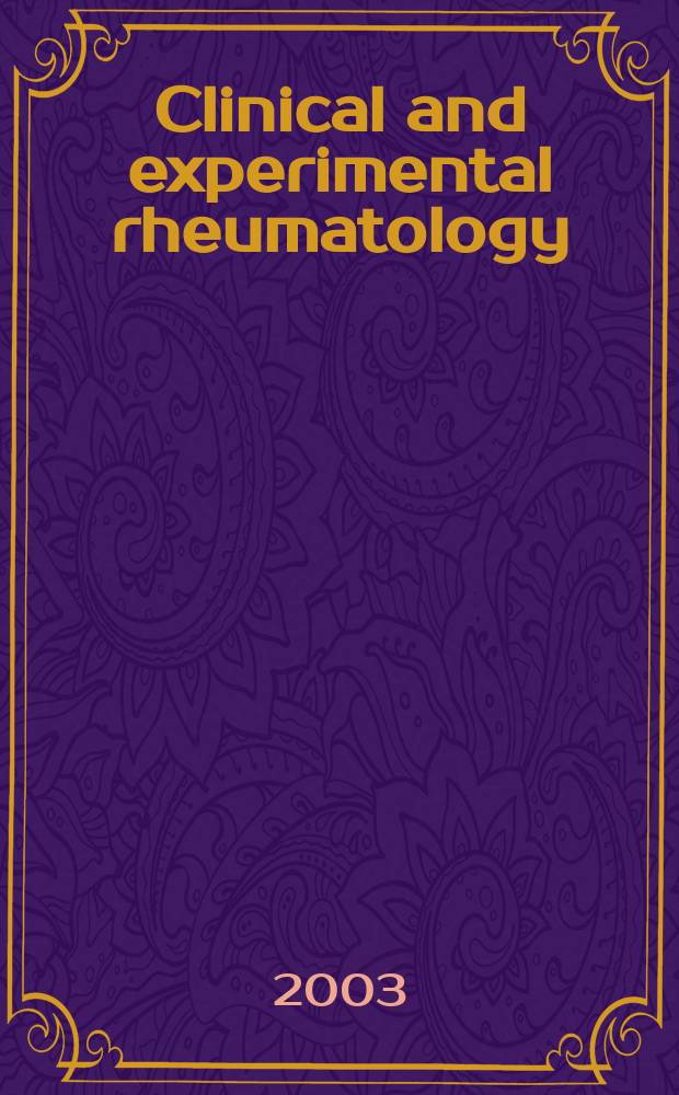 Clinical and experimental rheumatology : An Intern. j. of rheumatic a. connective tissue diseases. Vasculitis