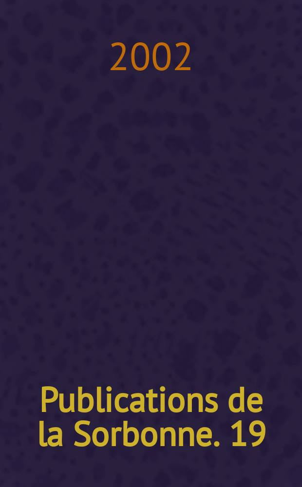 Publications de la Sorbonne. 19 : Migrations et diasporas méditerranéennes = Миграция и диаспоры Средиземноморья (10 - 16 вв.)