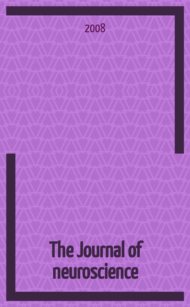 The Journal of neuroscience : The official journal of the Society for neuroscience. Vol. 28, № 44