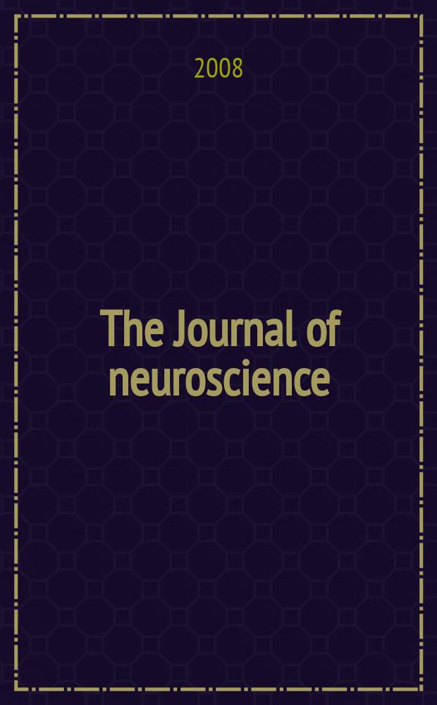 The Journal of neuroscience : The official journal of the Society for neuroscience. Vol. 28, № 46
