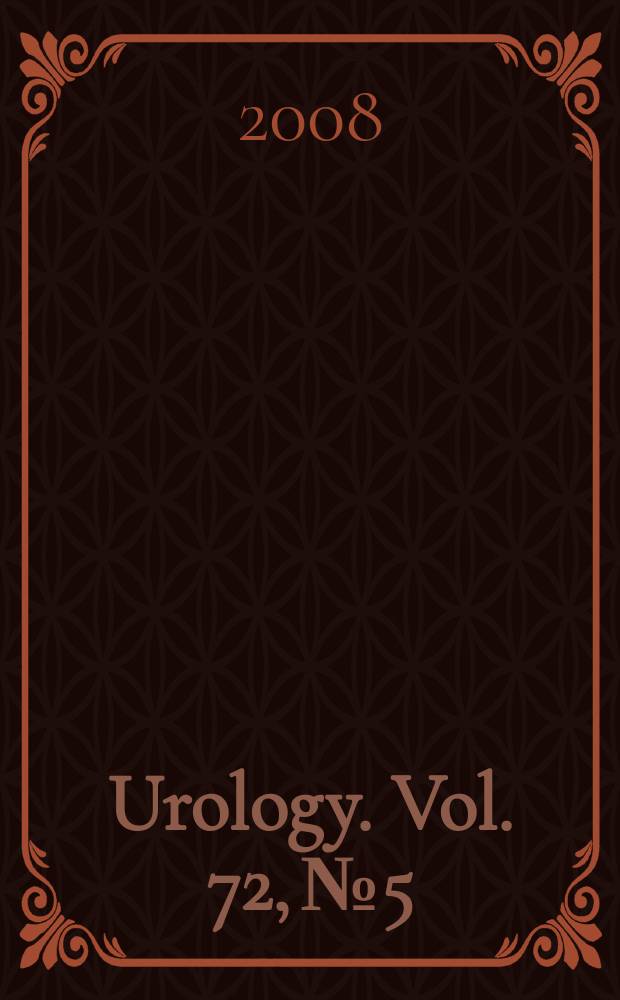Urology. Vol. 72, № 5 : In memoriam John P. Donohue, 1930-2008