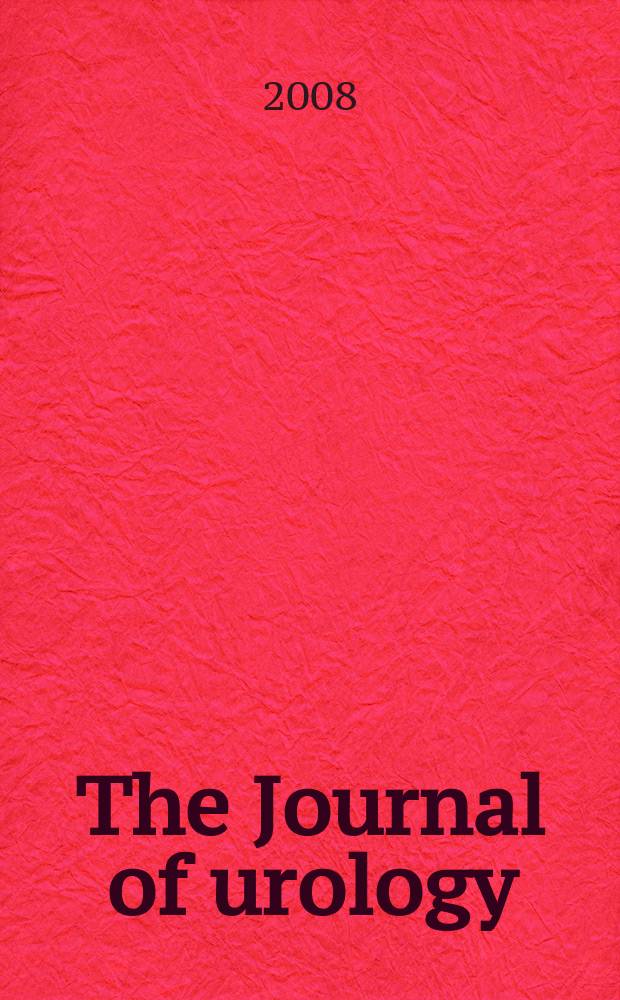 The Journal of urology : Offiс. organ of the Amer. urological assoc. Vol. 180, № 6