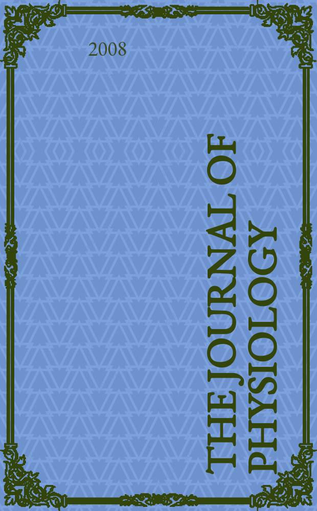 The Journal of physiology : Ed. for the Physiological society. Vol. 586, № 12