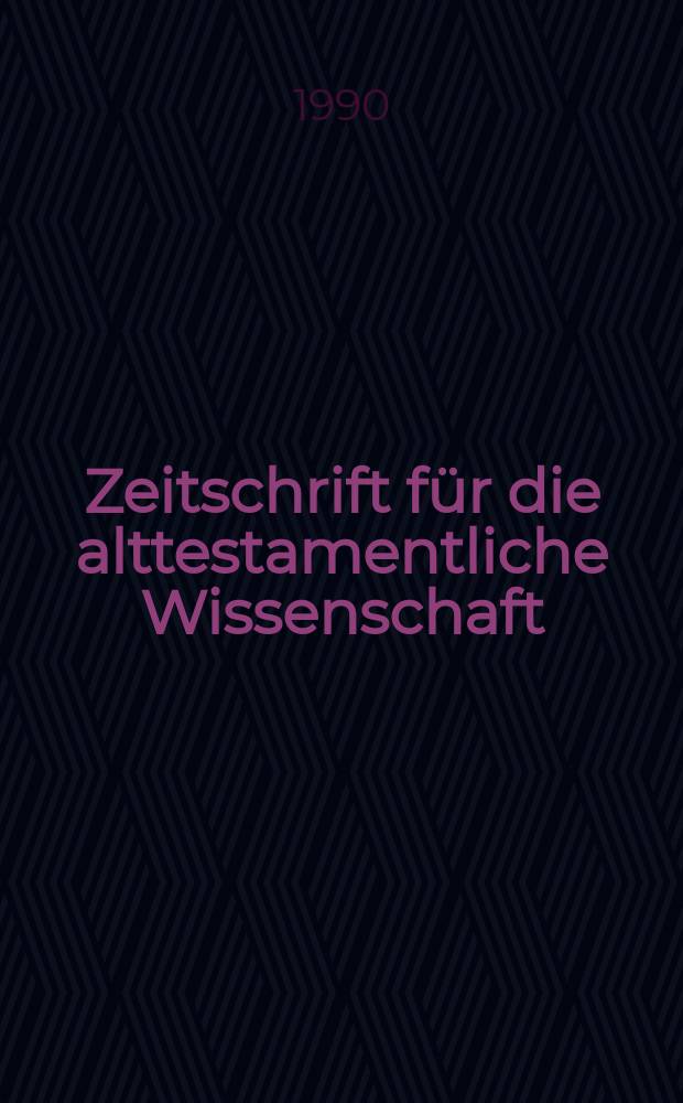 Zeitschrift für die alttestamentliche Wissenschaft : Der höchste Gott = Высшее божество: Ветхозаветная вера в Яхве в контексте сиро-хананейской религии 1 тыс. до н.э.