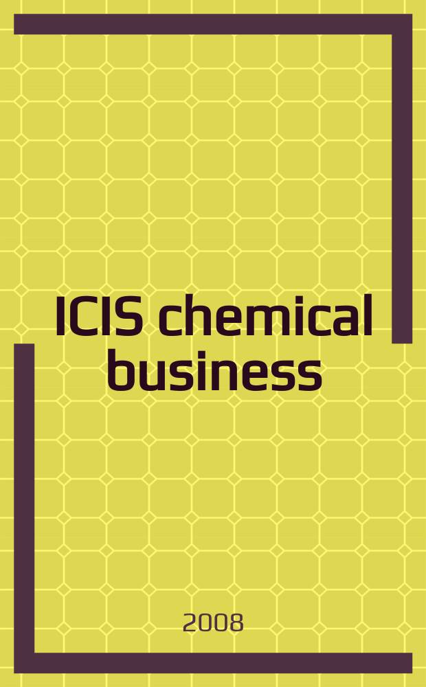 ICIS chemical business : regional intelligence global analysis. Vol. 274, № 18