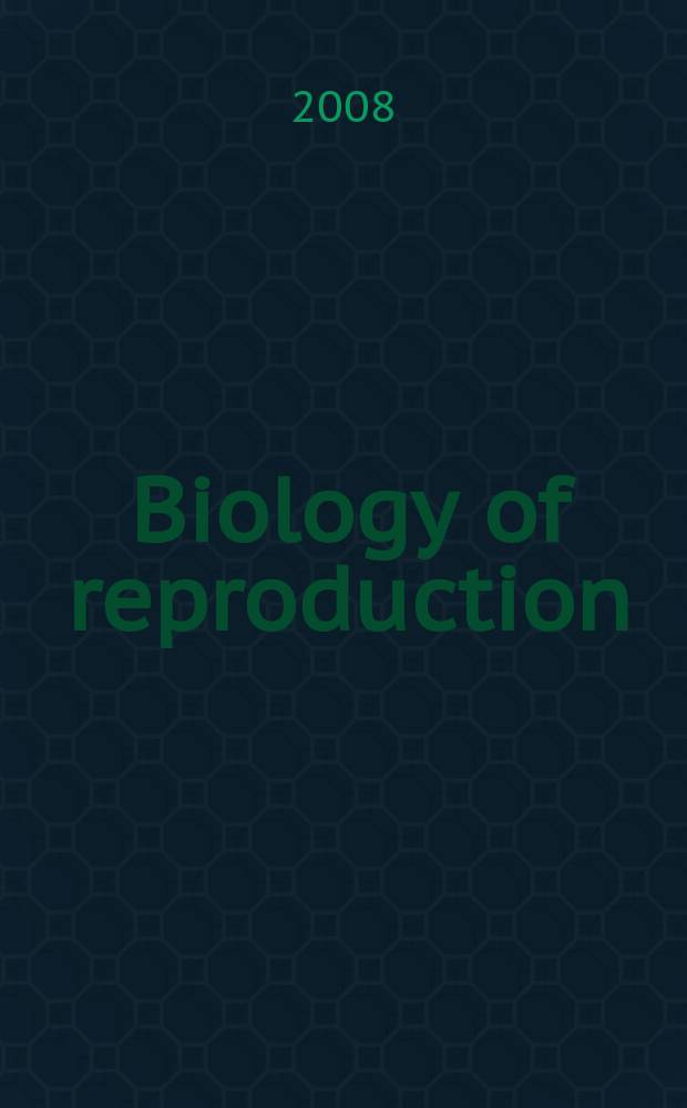 Biology of reproduction : Offic. j. of the Soc. for the study of reproduction. Vol. 79, № 6