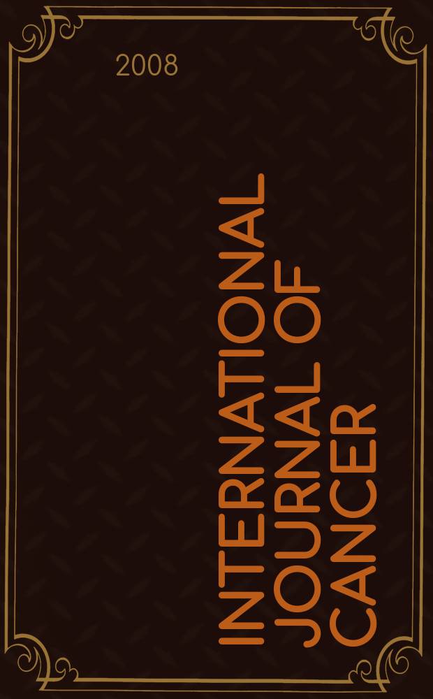 International journal of cancer : Publ. of the International union against cancer. Vol. 122, № 11