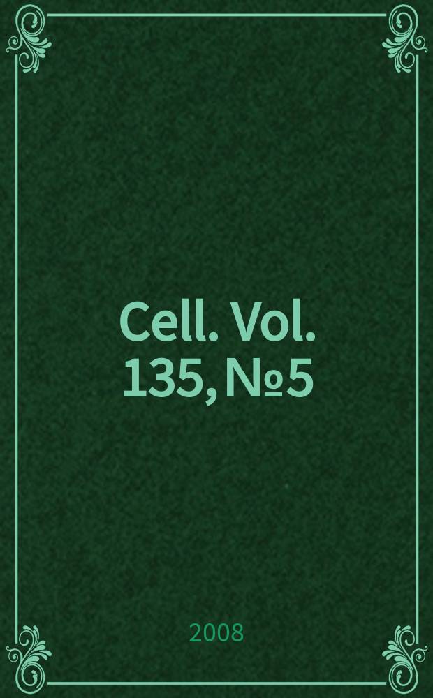 Cell. Vol. 135, № 5
