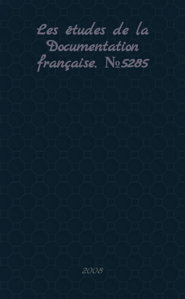 Les études de la Documentation française. № 5285 : Chef de l'État et chef du Gouvernement = Глава государства и глава правительства