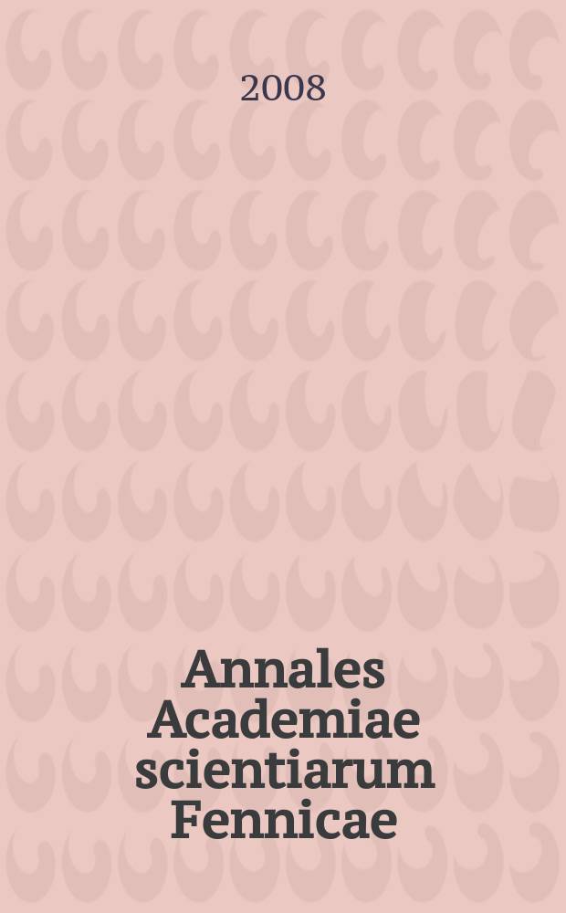 Annales Academiae scientiarum Fennicae : Historia de Xerez de la Frontera = История города Херес-де-ла-Фронтера