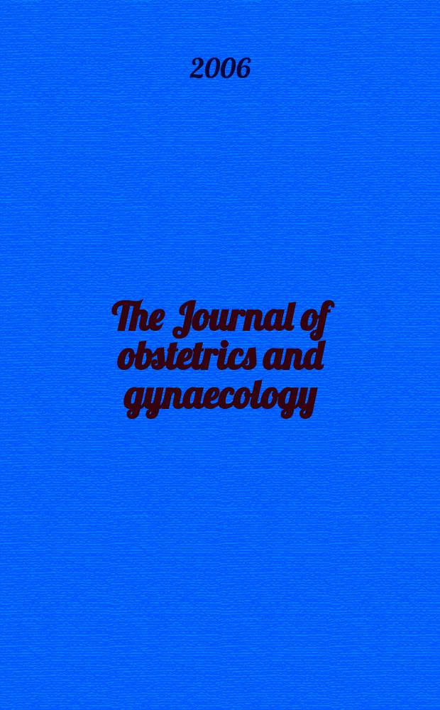The Journal of obstetrics and gynaecology : The official journal of the Asia and Oceania Federation of obstetrics and gynaecology. Vol.32, № 1