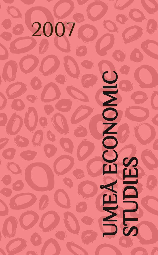 Umeå economic studies