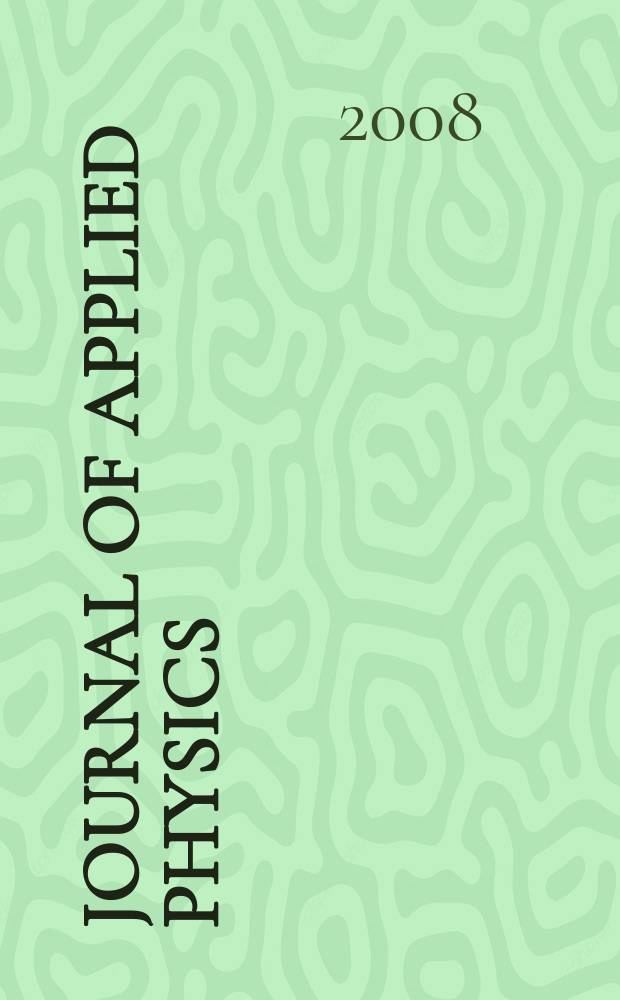 Journal of applied physics : (Formerly "Physics"). Vol. 104, № 12