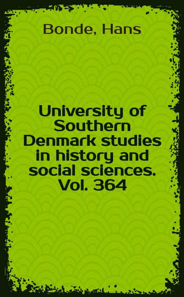 University of Southern Denmark studies in history and social sciences. Vol. 364 : Oprøret i parken = Волнение в парках