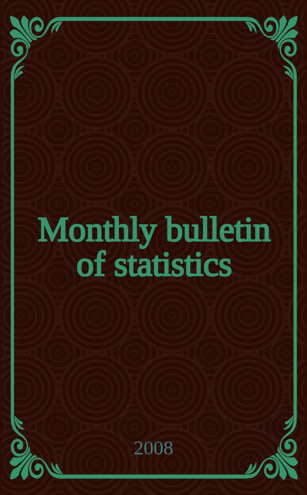 Monthly bulletin of statistics : Statistical office of the United Nations. Vol. 62, № 9